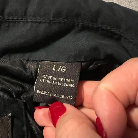 Dockers Men's Utility Jacket Navy Blue Size L Mid-Length Casual Zip-Up - Picture 8 of 15